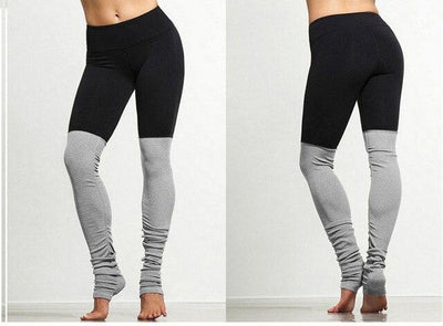 Sport Pink Patchwork Yoga Pants Fitness Skinny Running Tights Yoga Leggings Women Fitness Tights Workout Gym Running Pants