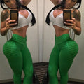 2018 Yoga Pants High Waist Push Up Sport Leggings Sexy Gym Running Workout Sport Fitness Leggings For Women 2019