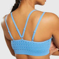 New Seamless Sports Bra Women Running Adjustable Strappy Yoga Bra With Removable Pads Brassiere Sport Fitness Top Active Wear