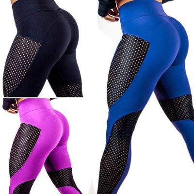 Women Yoga Pants Sports Exercise Tights Fitness Running Jogging Trousers Gym Slim Compression Pants Leggings Sexy Hips Push Up