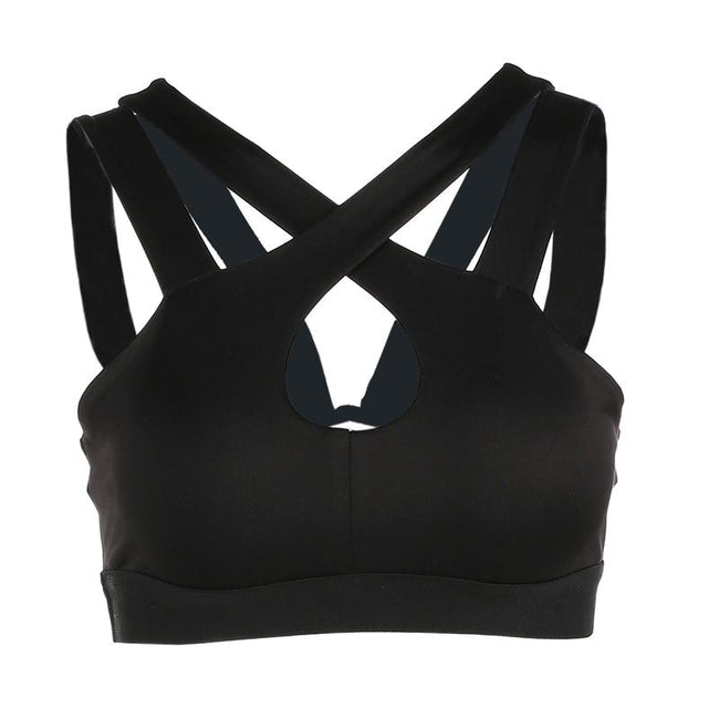 New Women Sporting Bras Padded High Impact Tops Fitness Bra Sexy Comfortable Breathable Elastic Activewear Bra fitness mujer top