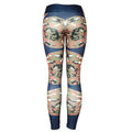 Fitness Legging Women High Waist Heartbeat Print Yoga Pants Push Up Sexy Ankle-Length Pants Elasticity Leggings Women pant yoga