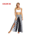 Mandala Open Leg Pants Women's Yoga Comfort Wide Leg Gym Psy Hippie Aladdin Bohemian Pants Printed Thai Split Leg Harem Pants