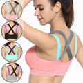 Push Up Women Sport Workout Sports Bra Top For Fitness Yoga Cross Strap Womens Gym Running Padded Tank Athletic Vest Underwear