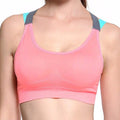 Push Up Women Sport Workout Sports Bra Top For Fitness Yoga Cross Strap Womens Gym Running Padded Tank Athletic Vest Underwear