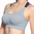 Push Up Women Sport Workout Sports Bra Top For Fitness Yoga Cross Strap Womens Gym Running Padded Tank Athletic Vest Underwear