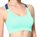 Push Up Women Sport Workout Sports Bra Top For Fitness Yoga Cross Strap Womens Gym Running Padded Tank Athletic Vest Underwear